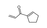 1-(cyclopenten-1-yl)prop-2-en-1-one结构式
