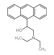 9-Anthracenemethanol, a-[(diethylamino)methyl]-结构式