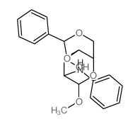 a-D-Mannopyranoside, methyl2-deoxy-2-(phenylamino)-4,6-O-(phenylmethylene)-结构式