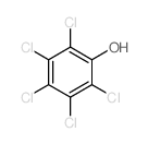 4-amino-4-methyl-pentan-2-ol; 2,3,4,5,6-pentachlorophenol结构式