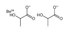 beryllium,2-hydroxypropanoate Structure