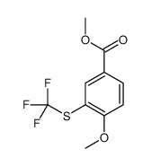 methyl 4-methoxy-3-(trifluoromethylsulfanyl)benzoate Structure