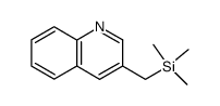 Quinoline, 3-[(trimethylsilyl)methyl]- (9CI) structure