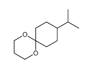 9-isopropyl-1,5-dioxaspiro[5.5]undecane结构式