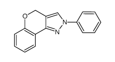 2-Phenyl-2,4-dihydrochromeno[4,3-c]pyrazol Structure