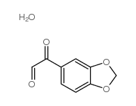 3,4-(Methylenedioxy)Phenylglyoxal Hydrate, Dry wt Basis Structure