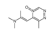 N,N-dimethyl-1-(6-methyl-4-oxido-1,2,4-triazin-4-ium-5-yl)prop-1-en-2-amine结构式