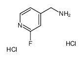 (2-FLUOROPYRIDIN-4-YL)METHANAMINE DIHYDROCHLORIDE Structure