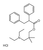 [3-(diethylamino)-2,2-dimethylpropyl] 2,3-diphenylpropanoate,hydrochloride Structure