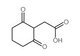 2-(2,6-dioxocyclohexyl)acetic acid结构式