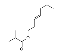 3-hepten-1-yl isobutyrate structure