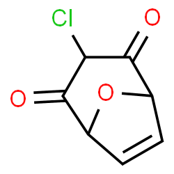 8-Oxabicyclo[3.2.1]oct-6-ene-2,4-dione,3-chloro-结构式