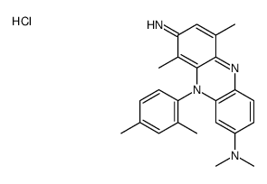 10-(2,4-dimethylphenyl)-8-N,8-N,1,4-tetramethylphenazin-10-ium-2,8-diamine,chloride Structure