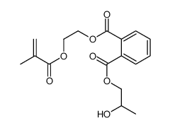2-HYDROXYPROPYL 2-(METHACRYLOYLOXY)ETHYL PHTHALATE Structure