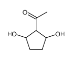 2-Acetyl-cyclopentan-1,3-diol Structure