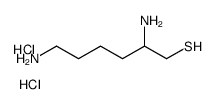 (6-azaniumyl-1-sulfanylhexan-2-yl)azanium,dichloride结构式
