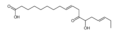 13-hydroxy-12-oxooctadeca-9,15-dienoic acid结构式