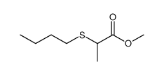 methyl 2-(butylthio)propanoate Structure