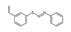 (3-ethenylphenyl)sulfanyl-phenyldiazene结构式