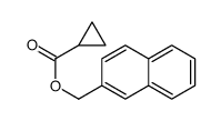 naphthalen-2-ylmethyl cyclopropanecarboxylate结构式