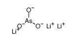 trilithium,trioxidoarsane结构式