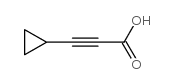 3-cyclopropylprop-2-ynoic acid structure