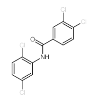 Benzamide, 3,4-dichloro-N- (2,5-dichlorophenyl)-结构式