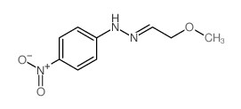 N-(2-methoxyethylideneamino)-4-nitro-aniline Structure