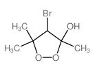 1,2-Dioxolan-3-ol, 4-bromo-3,5,5-trimethyl-结构式