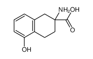 2-Naphthalenecarboxylicacid,2-amino-1,2,3,4-tetrahydro-5-hydroxy-(9CI) Structure