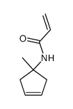 2-Propenamide,N-(1-methyl-3-cyclopenten-1-yl)-(9CI)结构式