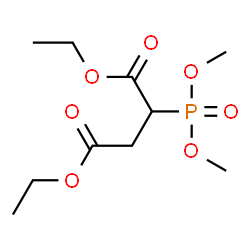 2-(Dimethoxyphosphinyl)succinic acid diethyl ester结构式