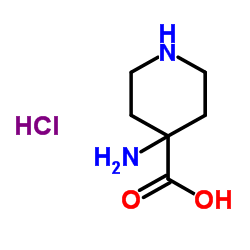 4-aminopiperidine-4-carboxylic acid hydrochloride Structure