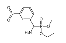 diethoxyphosphoryl-(3-nitrophenyl)methanamine结构式