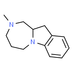 1H-[1,4]Diazepino[1,2-a]indole,2,3,4,5,11,11a-hexahydro-2-methyl-(9CI) structure