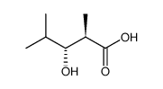 (2R,3R)-3-hydroxy-2,4-dimethylpentanoic acid Structure