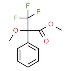 α-Methoxy-α-(trifluoromethyl)benzeneacetic acid methyl ester Structure