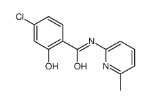 4-chloro-2-hydroxy-N-(6-methylpyridin-2-yl)benzamide Structure
