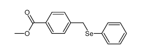 methyl 4-((phenylselanyl)methyl)benzoate结构式