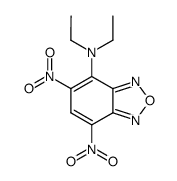 N,N-diethyl-5,7-dinitrobenzo[c][1,2,5]oxadiazol-4-amine结构式