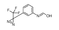 3-(Trifluoromethyl)-3-[M(formamide)phenyl]diazirine structure