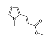 methyl 3-(3-methylimidazol-4-yl)prop-2-enoate Structure