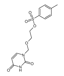 1-(2'-O-p-tolylsulfonylethoxymethyl)uracil结构式