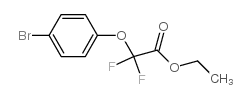 (4-Bromo-phenoxy)-difluoro-acetic acid ethyl ester结构式