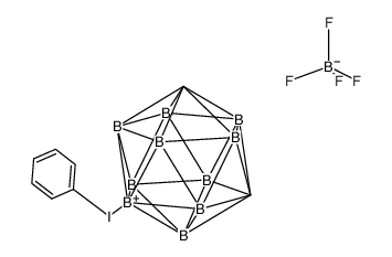 m-carboran-9-yl(phenyl)iodonium tetrafluoroborate结构式