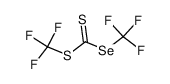 S,Se-Bis(trifluormethyl)selenodithiocarbonat Structure