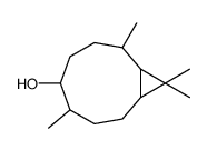 4,8,10,10-tetramethylbicyclo[7.1.0]decan-5-ol结构式
