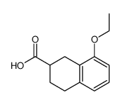 8-ethoxy-1,2,3,4-tetrahydronaphthalene-2-carboxylic acid结构式