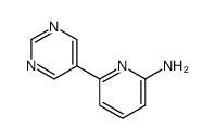 6-pyrimidin-5-ylpyridin-2-amine Structure