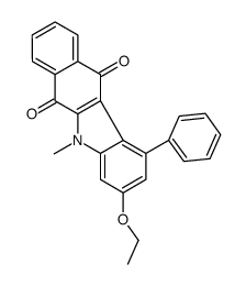 3-ethoxy-5-methyl-1-phenylbenzo[b]carbazole-6,11-dione结构式